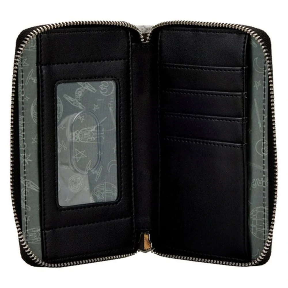 STAR WARS Darth Vader Comic Strip Zip Around Wallet NWT - Picture 4 of 4